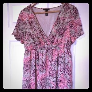 H&M Faux Wrap Bust Short Dress